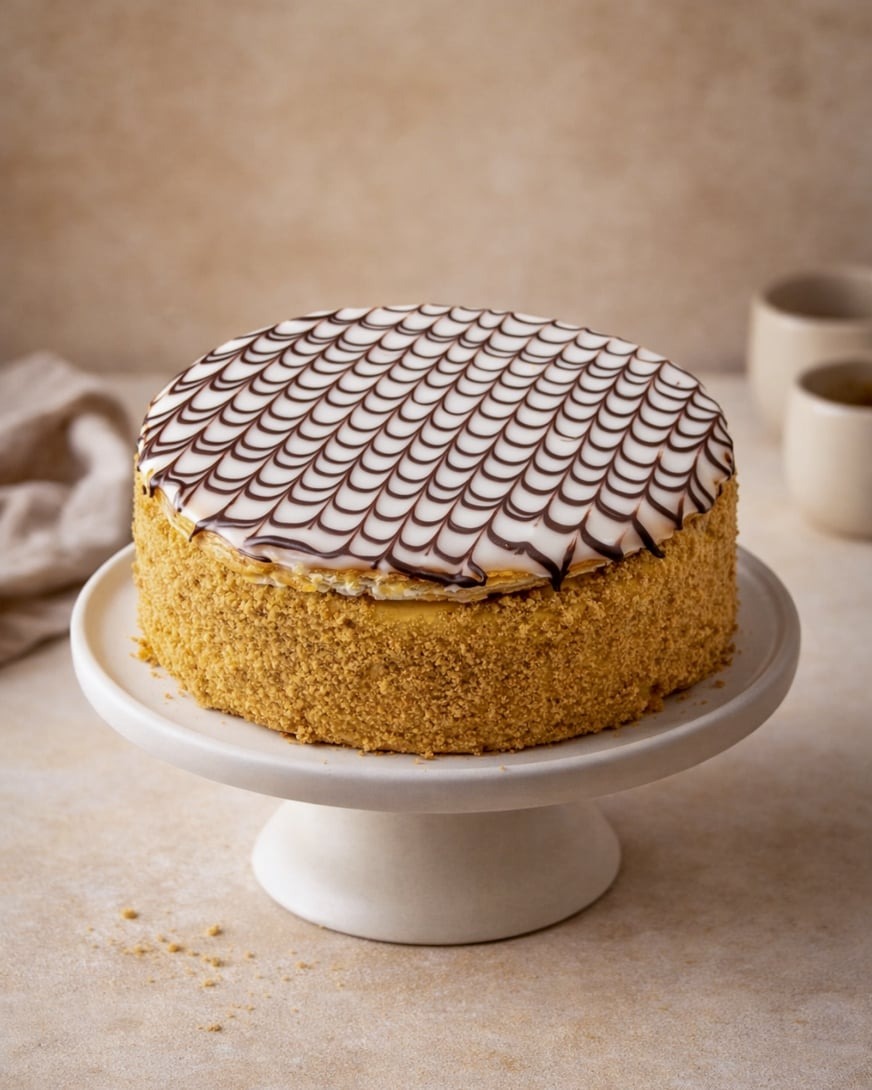 Mille Feuille Gateau - Lamandine.co.uk Bespoke cakes